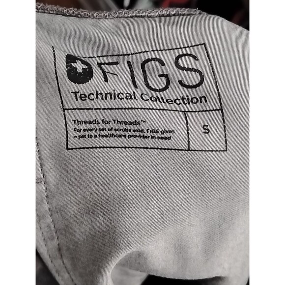Figs Technical Collection Zamora Scrub Pants Women's Size Small Dark Gray - Picture 6 of 9
